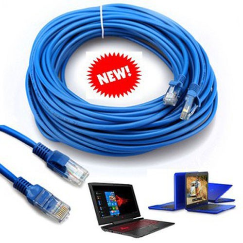 Dây cáp mạng LAN Internet bấm sẵn 2 đầu dài 25m chuẩn cat 5e