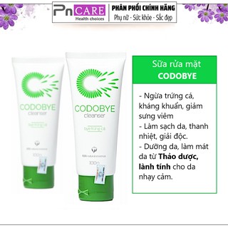 PnCARE | Sữa Rửa Mặt Thảo Dược Ngừa Mụn - CODOBYE CLEANSER ® 100g