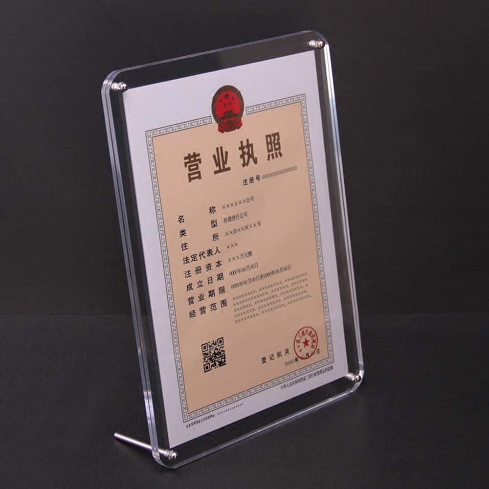 Khung ảnh bằng acrylic hai mặt cao cấp DIY