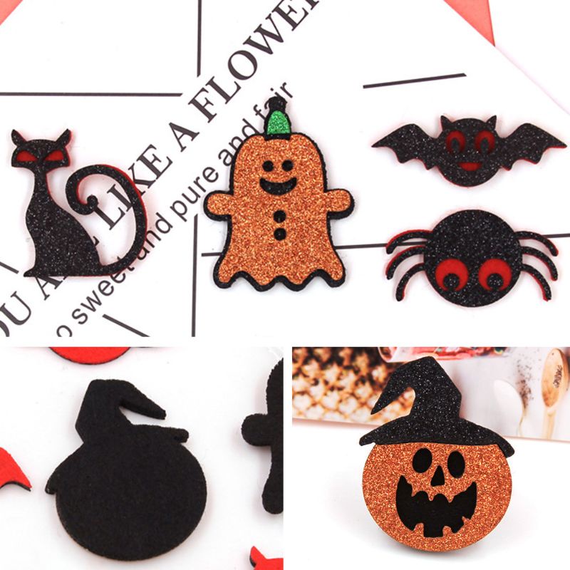 Set 100 Kẹp Tóc Phong Cách Halloween Cho Nữ