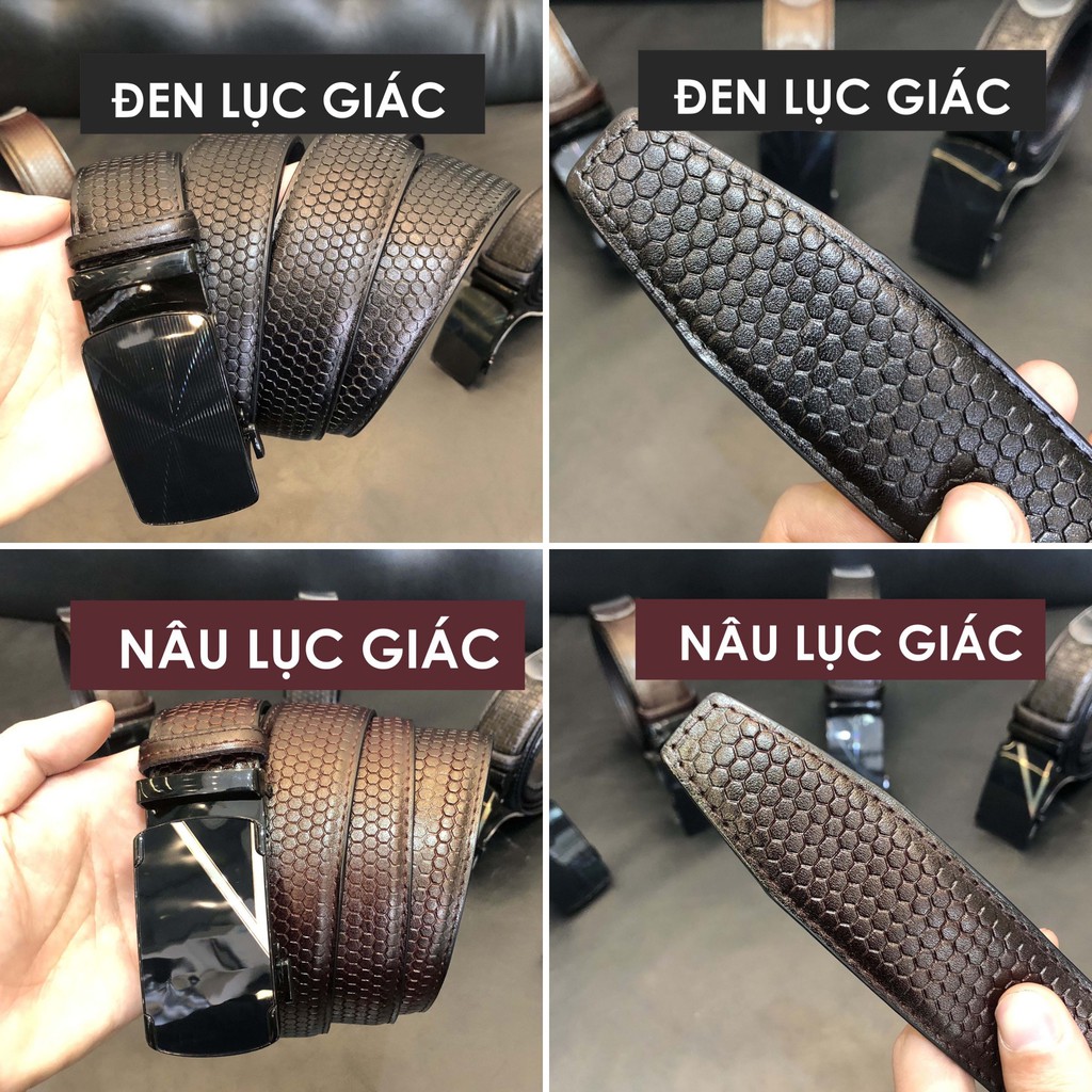Dây Thắt Lưng Nam Cao Cấp Da Thật 3 Lớp - Sang Trọng - Lịch Lãm