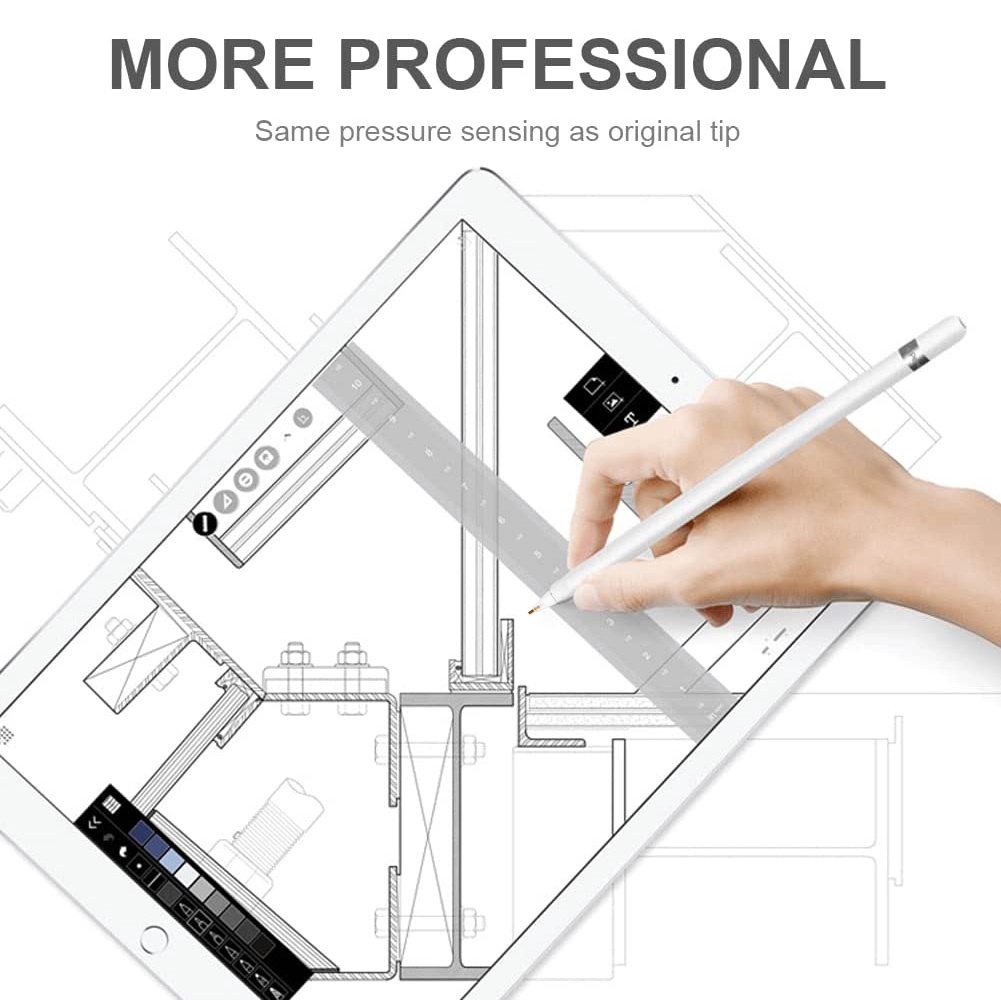 Đầu Bút Cảm Ứng Bằng Hợp Kim Cho Apple Pencil 1st / 2nd Gen / Highscreen