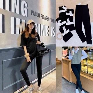 Quần legging dáng dài cạp cao nâng mông tôn dáng ZR chất liệu cotton cao cấp - Q437