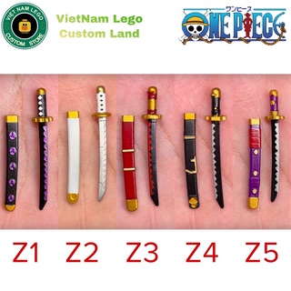 Phụ kiện minifigures:Thanh kiếm của nhân vật Zoro trong hải tặc Onepiece