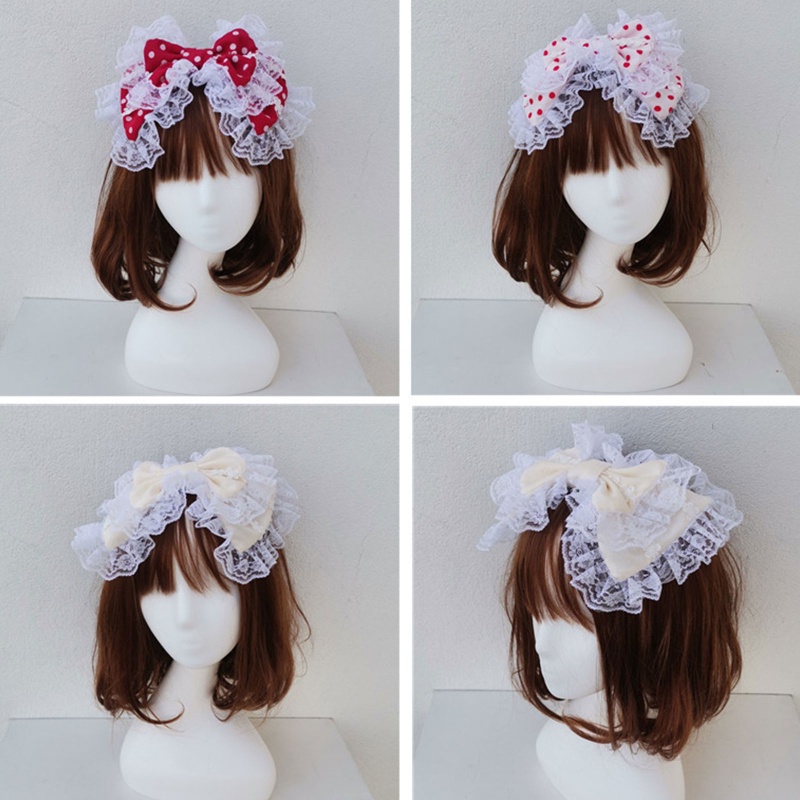 Băng Đô Nơ Ren Xinh Xắn Dành Cho Nữ