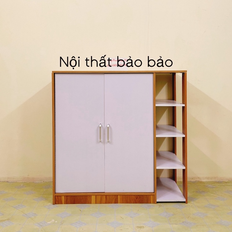 Tủ giày thông minh Tủ giày dép 2 cánh tủ kệ giày gỗ phong cách bắc âu hiện đại TG02