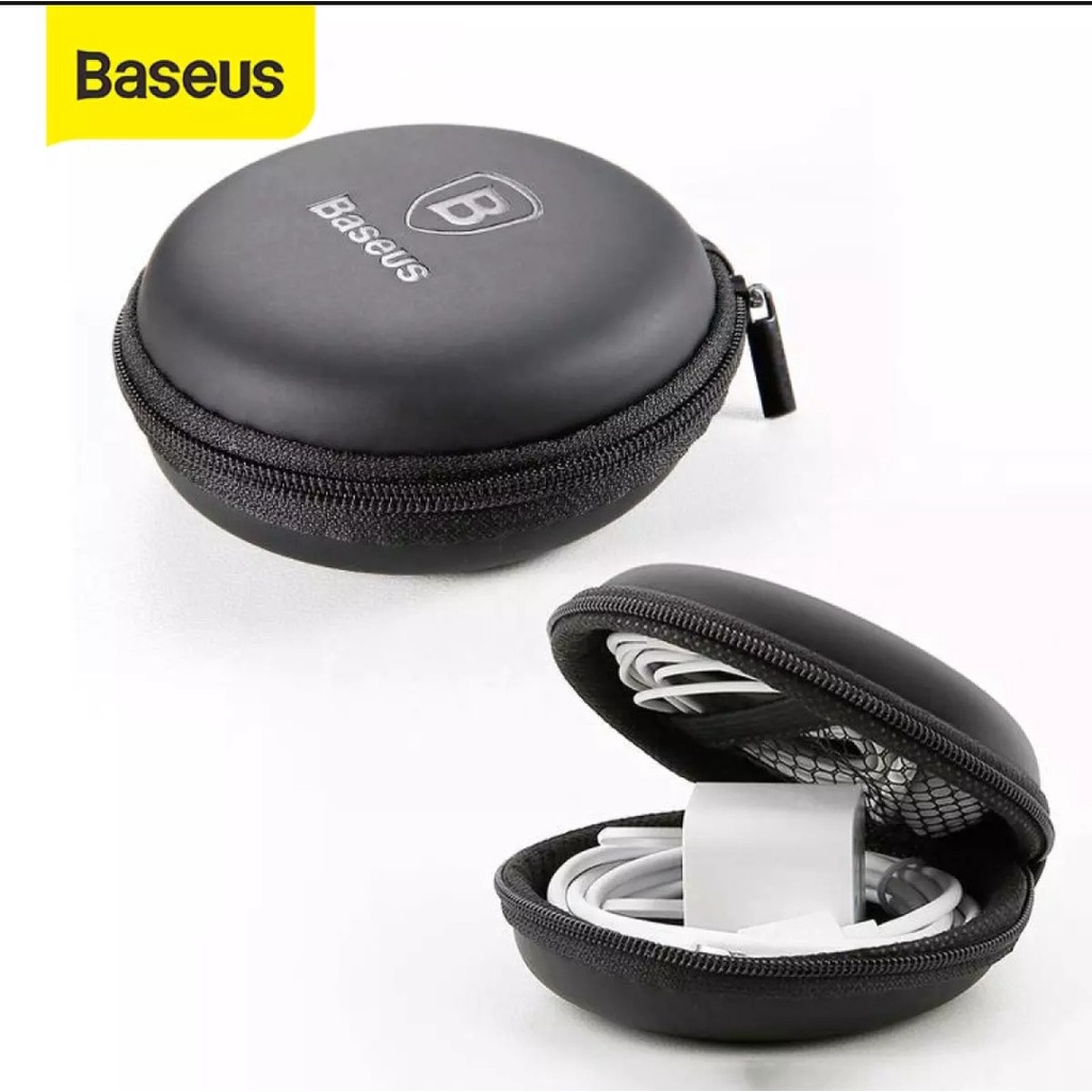 Hộp túi đựng phụ kiện tai nghe cáp sạc USB thẻ nhớ SD/TF Baseus