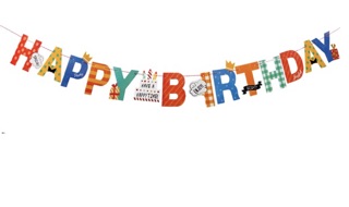 Dây cờ HPBD hoạt hình