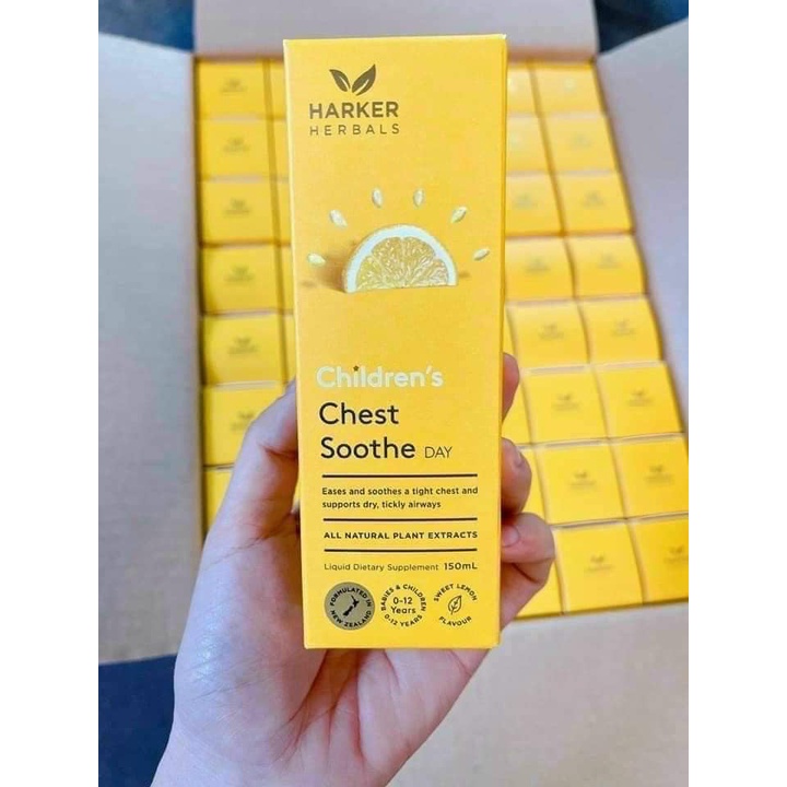 Siro HARKER CHEST SOOTHE cho bé ho khan, ho gió, ho tức ngực