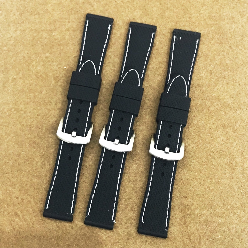 Dây đeo đồng hồ thể thao bằng silicone chống nước  20,22