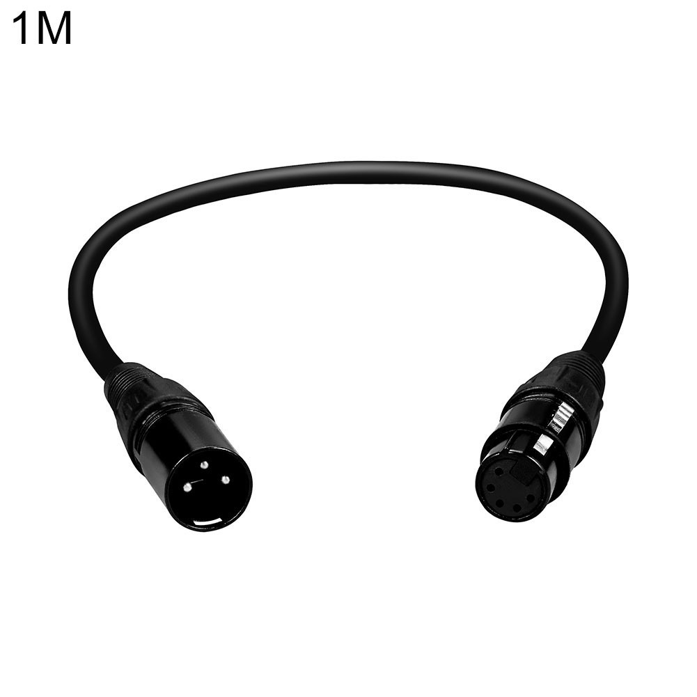 Dây Cáp Chuyển Đổi Hel + 0.5 / 1 / 3 / 2m Xlr 3 Pin Male Sang 5 Pin Female Dmx