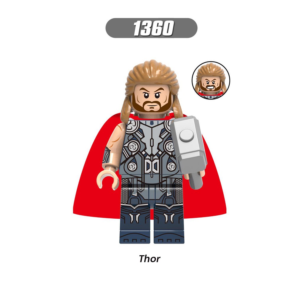 Minifigures Marvel DC Các Mẫu Nhân Vât Loki Thor Laufey Odin Mẫu Ra Mới Nhất X0269