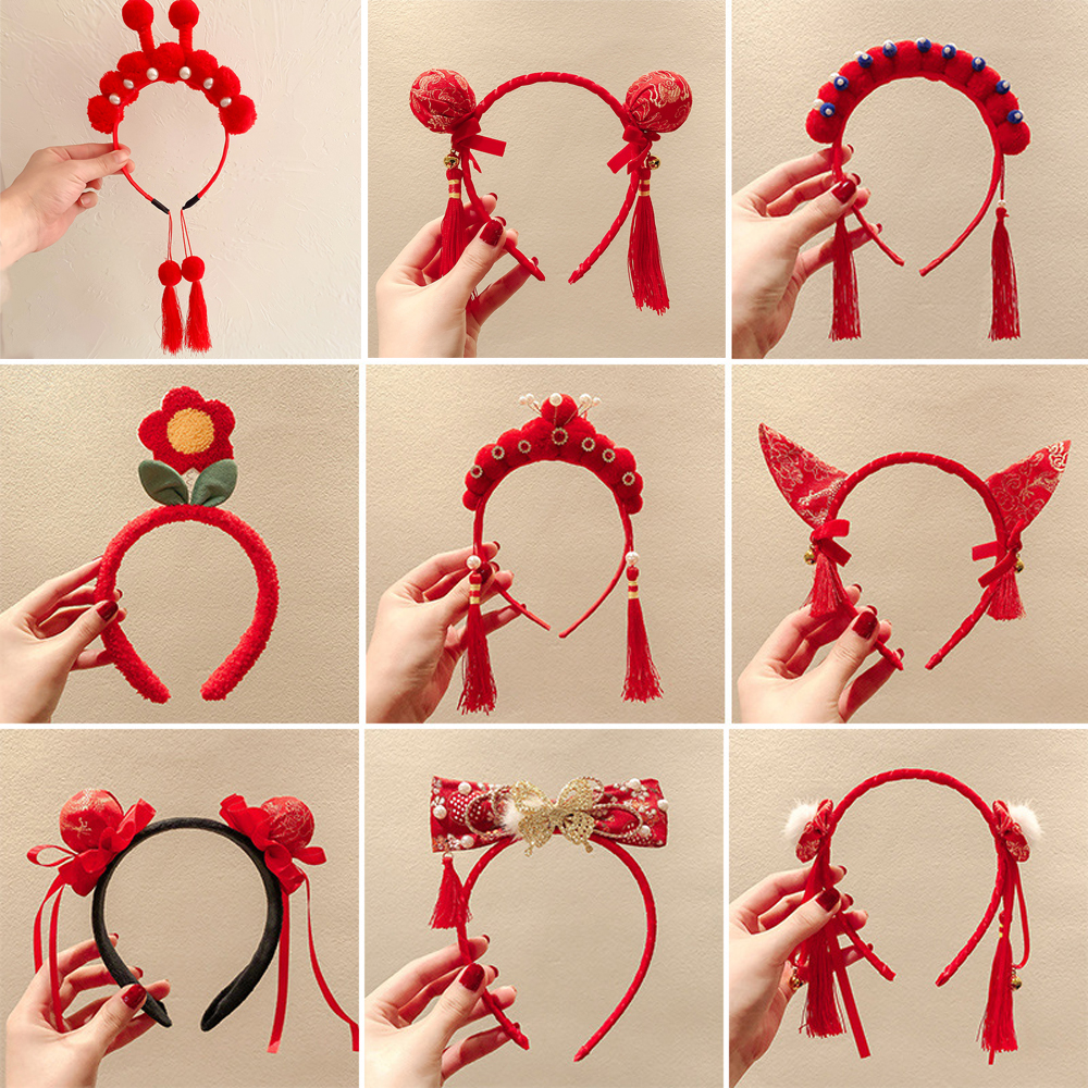 Cài tóc phối tua rua nhiều kiểu dáng phong cách Trung Hoa cho nữ