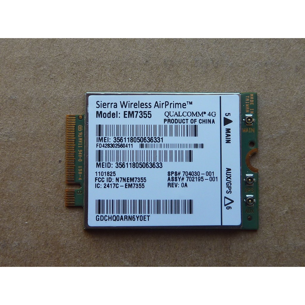 Card 4G cho laptop HP LT4111 EM7355 Gobi5000 | BigBuy360 - bigbuy360.vn