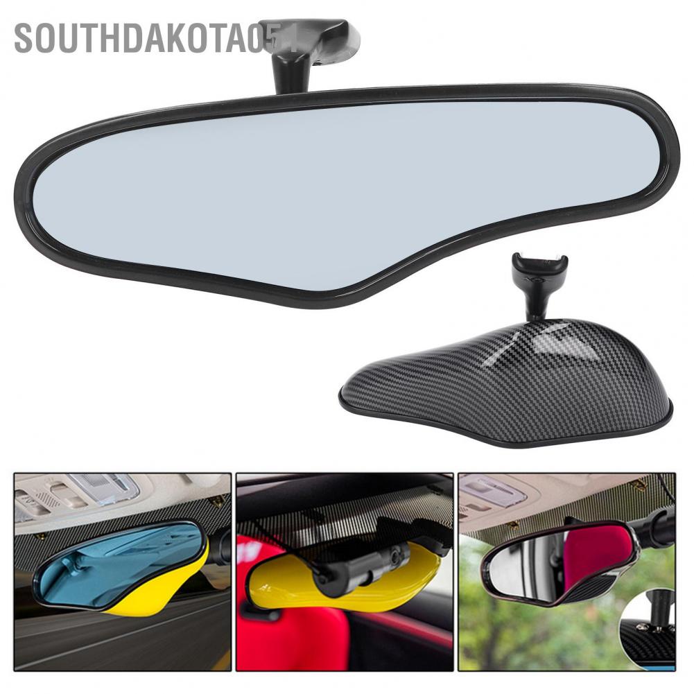 Kính Chiếu Hậu Góc Rộng Màu Xanh Dương Chống Lóa Cho Nội Thất Xe Hơi