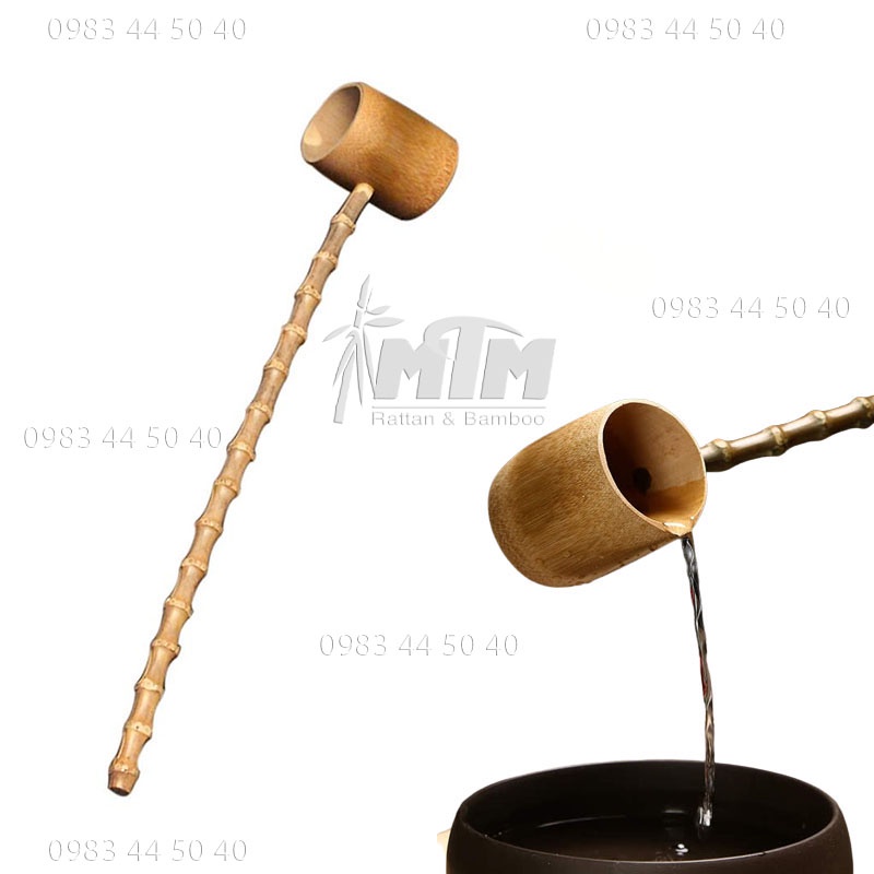 Gáo tre nhí l Gáo múc nước pha trà