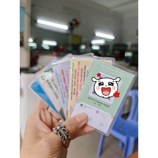 Bọc thẻ cccd trong suốt