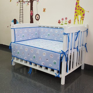Combo nệm quây ga cho cũi 62x100cm