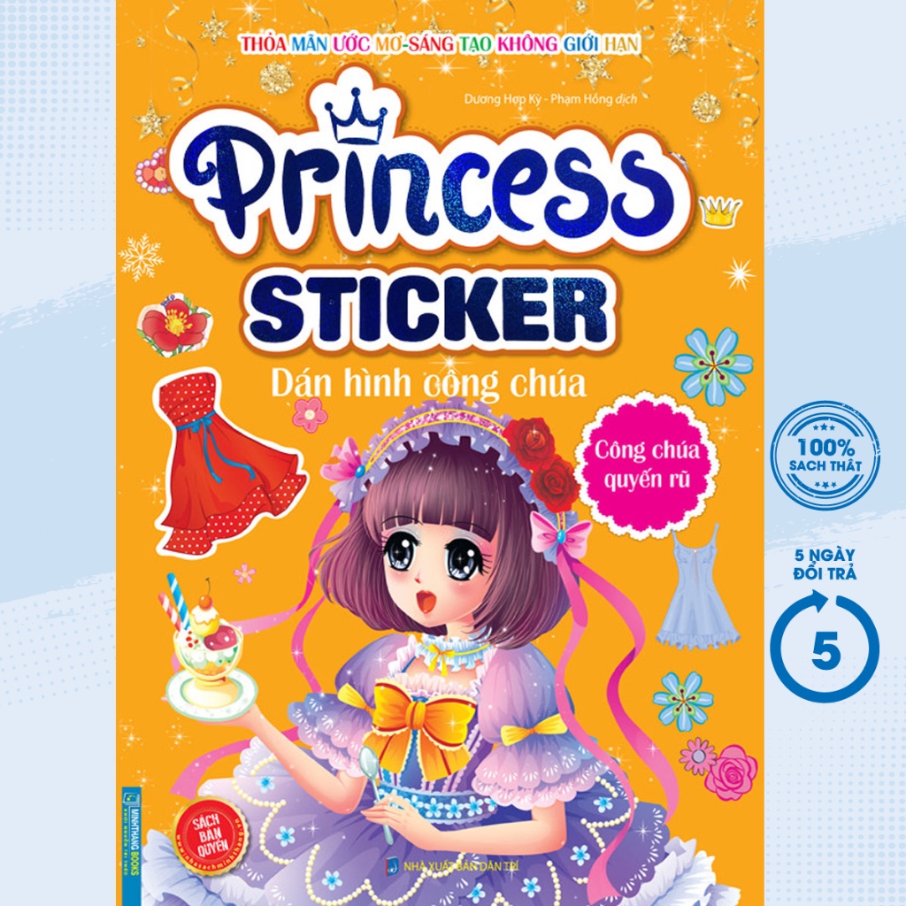 Sách Thiếu Nhi - Princess Sticker - Dán Hình Công Chúa thumbnail