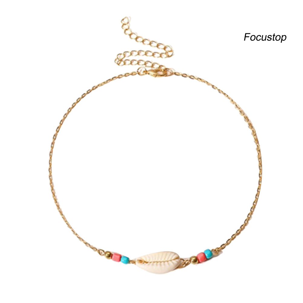 Vòng Cổ Choker Đính Hạt Vỏ Sò Phong Cách Bohemian Thời Trang Mùa Hè Cho Nữ