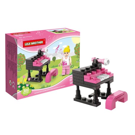 Bộ Lắp Ráp Ngôi Nhà Mini Bé Gái Lele Brother 8518