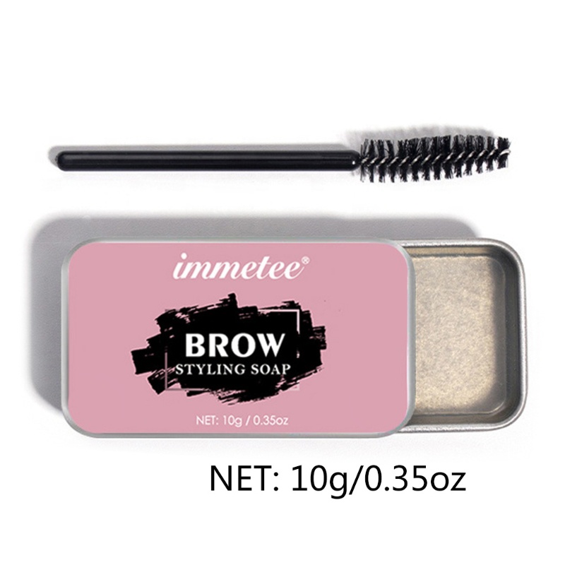 [Hàng mới về] Sáp định hình lông mày dài lâu trôi trang điểm thời thượng 10g có cọ