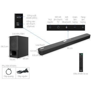 Dàn âm thanh Sony 2.1 HT-S350 320W