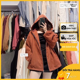 Áo Khoác Nhung Tăm Nhí ULZZANG 2 Lớp GINNY