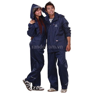 Áo Mưa Bộ Phản Quang A+, RANDO Chính Hãng, Dành Cho Đi Phượt