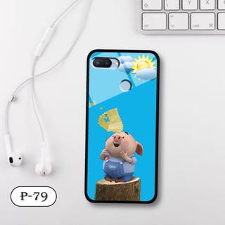 Ốp lưng kính 3D Xiaomi Redmi 6-cute