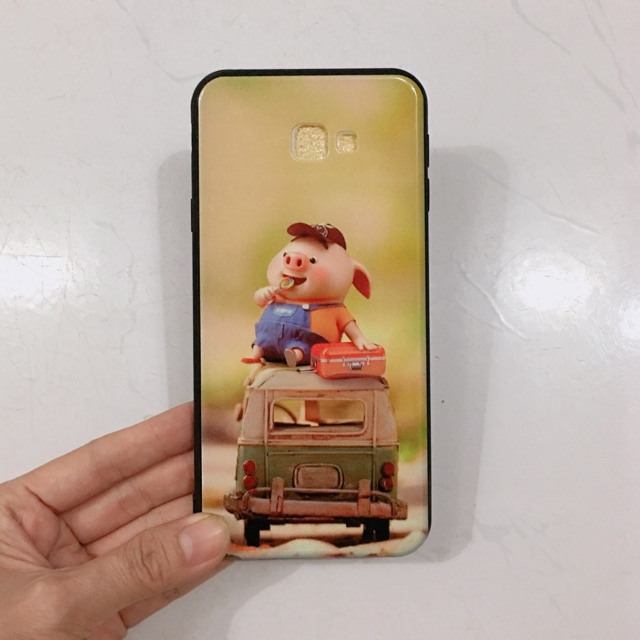Ốp sam sung J4+,J4 Core, J4 Plus Heo ăn kẹo