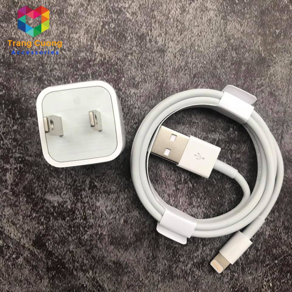 [Mã ELFLASH5 giảm 20K đơn 50K] [FREESHIP] Bộ sạc IPHONE cao cấp chính hãng Apple