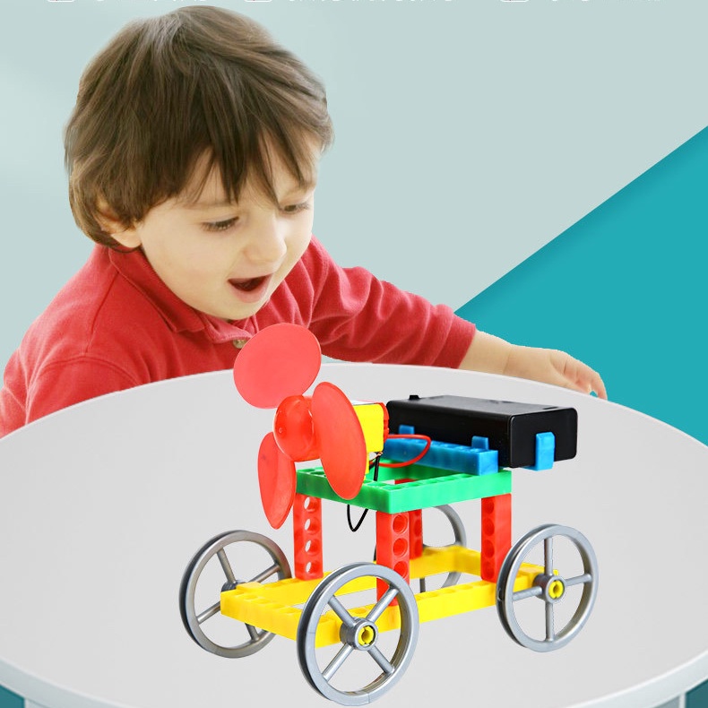 Đồ chơi thí nghiệm vật lý - ô tô quạt gió mới nhất 2022