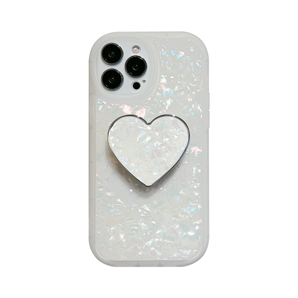 Ốp Điện Thoại Tpu Họa Tiết Vỏ Sò Kèm Giá Đỡ Cho iPhone 13 13pro 13prm iPhone 11 7Plus 8Plus Xr XS 13 12 Pro Max