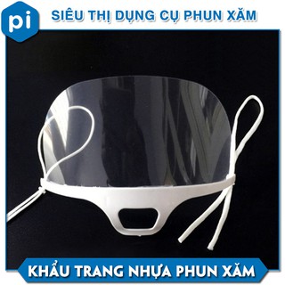 Khẩu trang nhựa cho thợ phun xăm, Spa