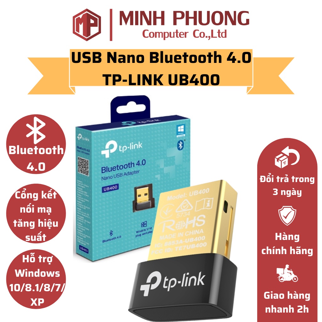 Bộ Chuyển Đổi USB Nano Bluetooth 4.0 TP-LINK UB400