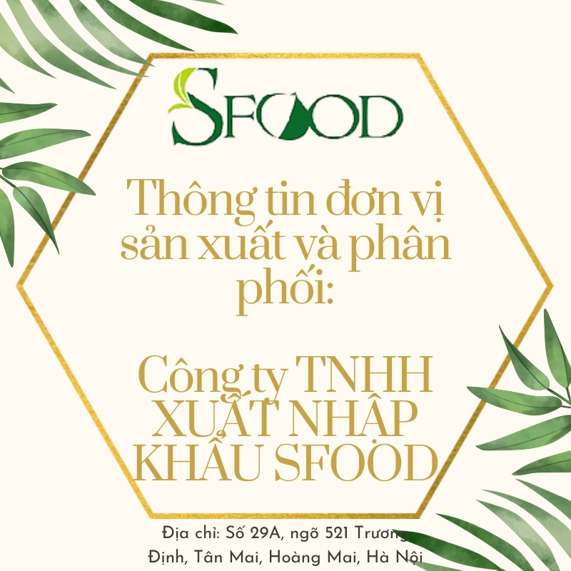 Hạt điều rang Sfood, hạt điều rang không muối