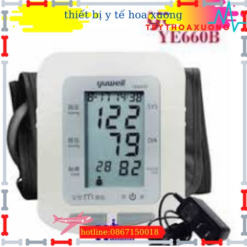 Máy đo huyết áp bắp tay yuwell YE660B thiết kế nhỏ gọn mẫu mã sang chảnh , bảo hành 1 năm