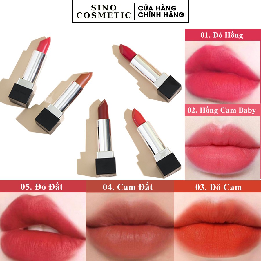 Son lì thiên nhiên không chì Seimy - Nature Lipstick an toàn cho bà bầu, mềm môi, nhiều dưỡng, mùi thơm trái cây