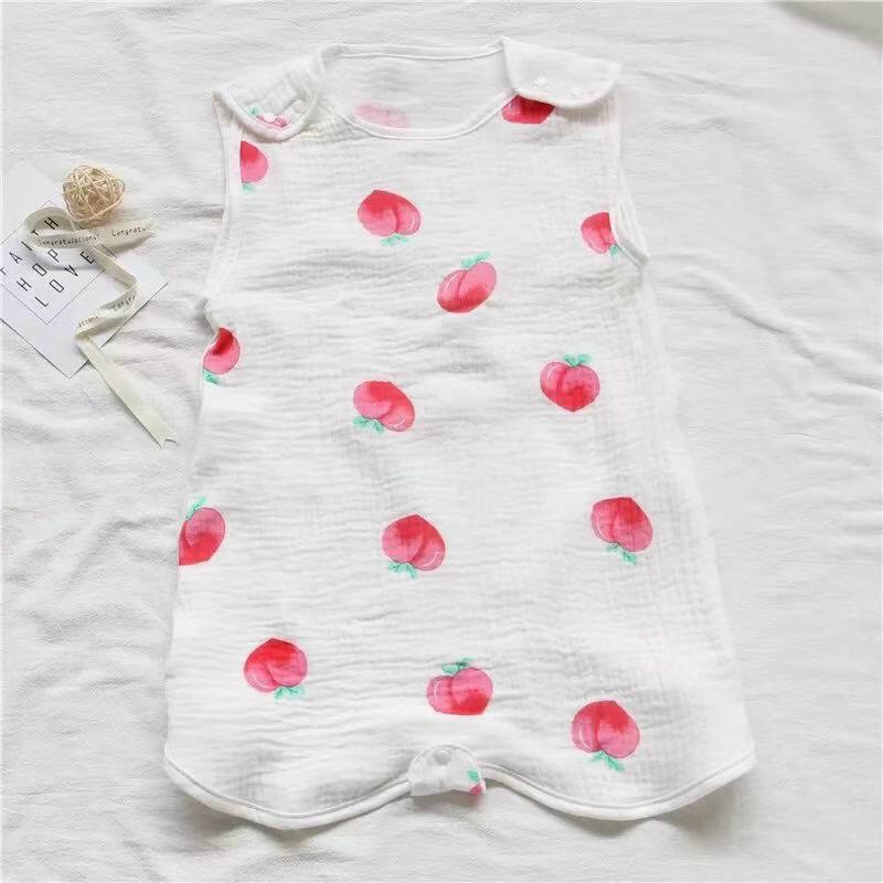 Túi ngủ xô Muslin giữ ấm bụng giữ ấm bụng cho bé