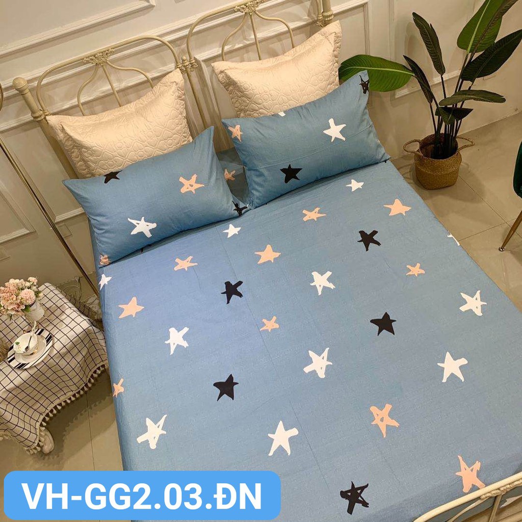 Set ga gối cotton hàng nhập đẳng cấp không gian phòng ngủ