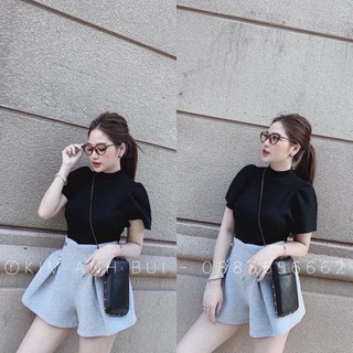 Áo len tay bồng