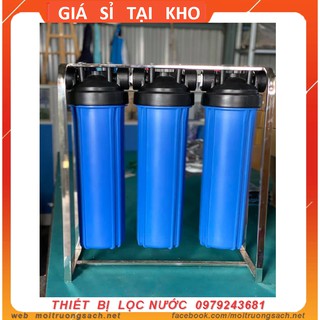 BỘ LỌC NƯỚC ♥♥ BỘ 3 CỐC BÉO 20 INCH ♥♥ BỘ LỌC TỔNG SINH HOẠT ♥♥ bộ lọc nước