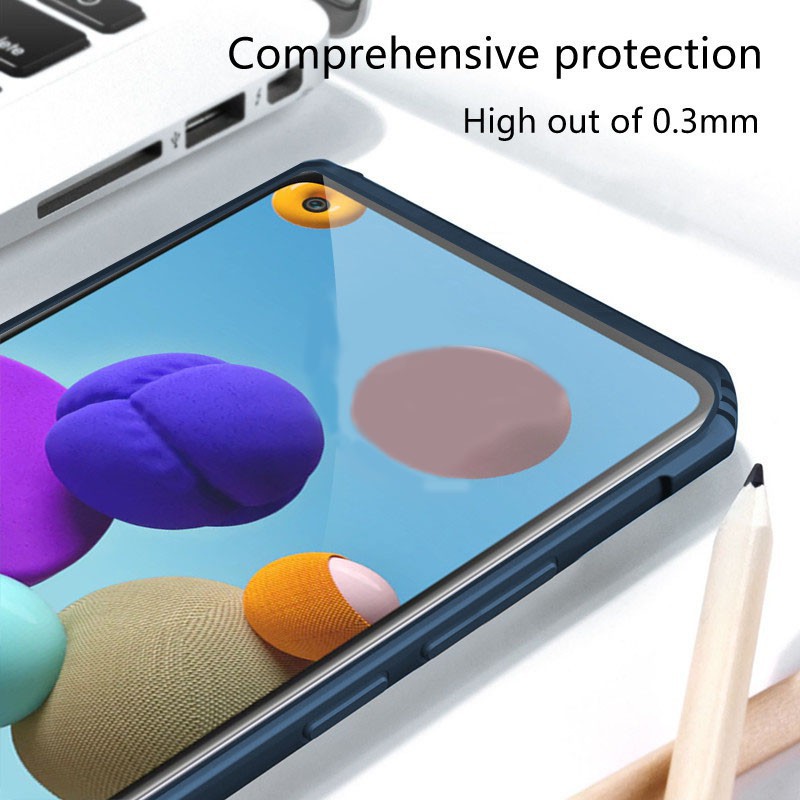 Ốp điện thoại nhựa mềm thời trang đơn giản cho Samsung Galaxy M51