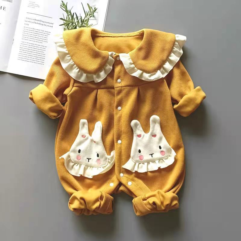 Bộ áo liền quần dễ thương cho bé sơ sinh