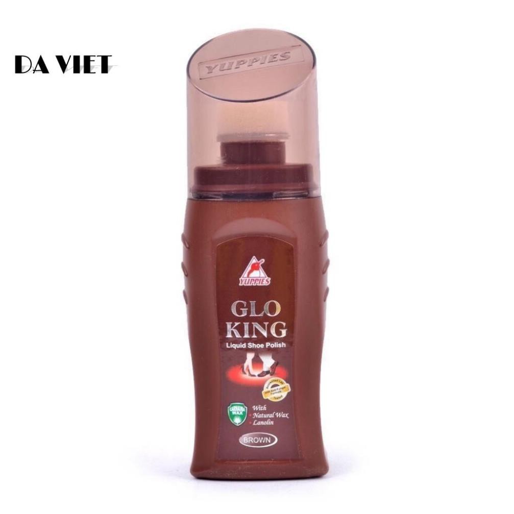 Xi Đánh Bóng Chính Hãng GLOKING Nhập Khẩu Malaysia Dạng Nước  75 ml(Đánh Giày Da,Túi,Ví,Áo Da, Dây Lưng)