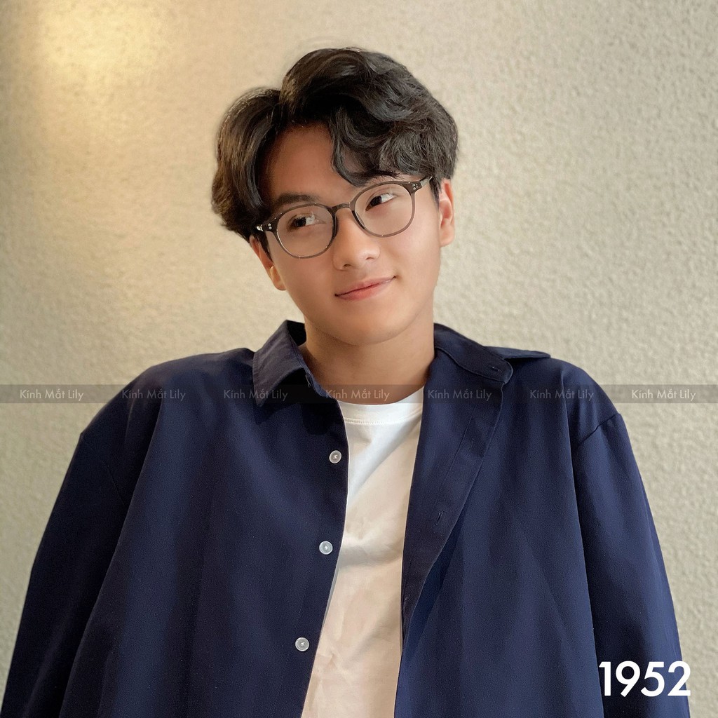 Gọng kính nam nữ LILYEYEWEAR mắt vuông bo tròn dày dặn chắc chắn màu sắc thời trang 1952 | BigBuy360 - bigbuy360.vn