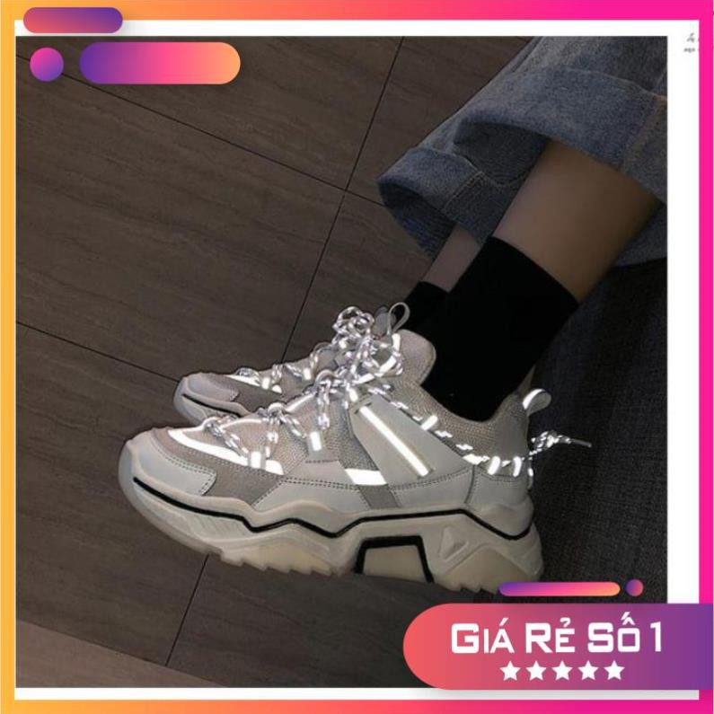 GIÀY THỂ THAO NỮ ĐẾ ĐỘN VIỀN PHẢN QUANG | BigBuy360 - bigbuy360.vn