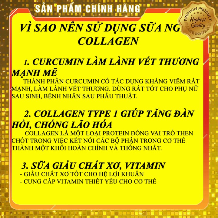 [100% Đẹp Da] SỮA NGHỆ HERA COLLAGEN CAO CẤP CHÍNH HÃNG 500gr - Lợi Sữa,chăm sóc da,nhanh lành vết thương,trị bao tử | BigBuy360 - bigbuy360.vn