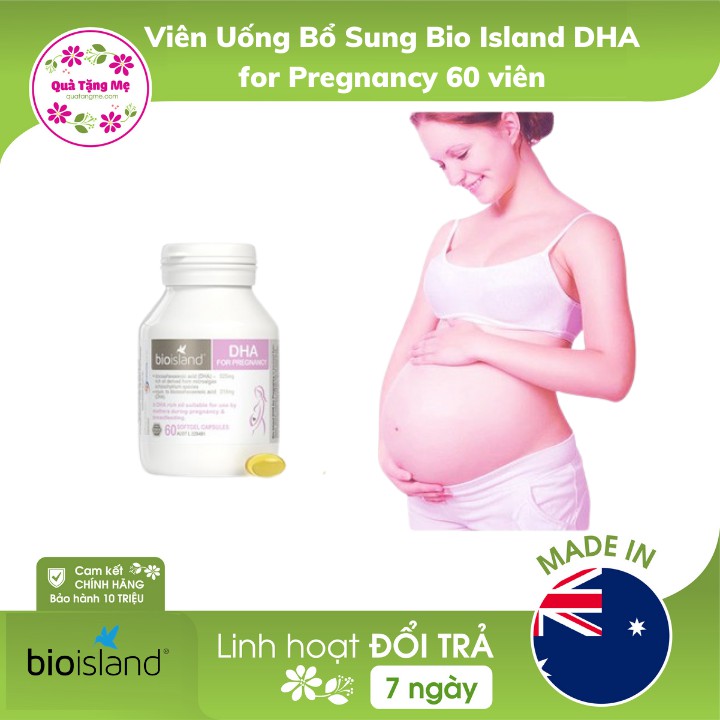 Viên Uống Bổ Sung Bio Island DHA for Pregnancy 60 viên